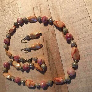 Vintage Necklace & Earring Set